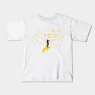 Autumn with Leafs Kids T-Shirt